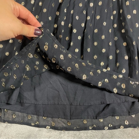 Velvet by Graham & Spencer Black and Gold Dress Size L - Picture 7 of 12